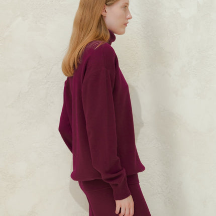 Cashmere Mix Classic Turtleneck Sweater