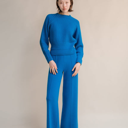 Cashmere Mix Crewneck Raglan Sweater