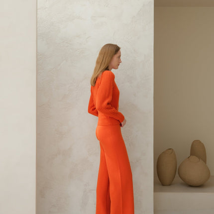 Cashmere Mix Crewneck Raglan Sweater