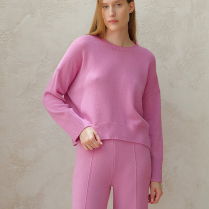 Cashmere Mix Crewneck Sweater
