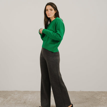 Cashmere Mix Crewneck Sweater