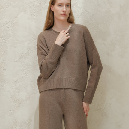 Cashmere Mix Crewneck Sweater