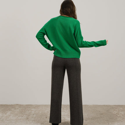 Cashmere Mix Crewneck Sweater