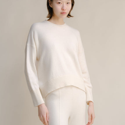 Cashmere Mix Crewneck Sweater