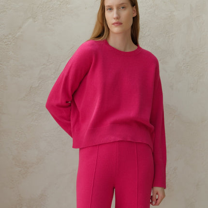 Cashmere Mix Crewneck Sweater