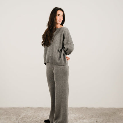 Cashmere Mix Crewneck Sweater