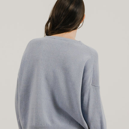 Cashmere Mix Crewneck Sweater