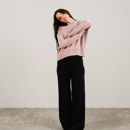 Cashmere Mix Crewneck Sweater