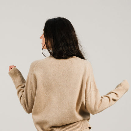 Cashmere Mix Crewneck Sweater