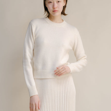 Cashmere Mix Crewneck Sweater
