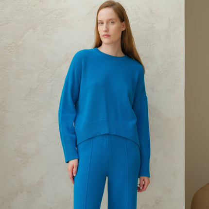 Cashmere Mix Crewneck Sweater