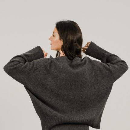 Cashmere Mix Crewneck Sweater