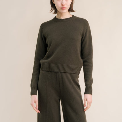 Cashmere Mix Crewneck Sweater