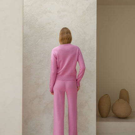 Cashmere Mix Crewneck Sweater