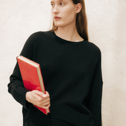 Cashmere Mix Crewneck Sweater