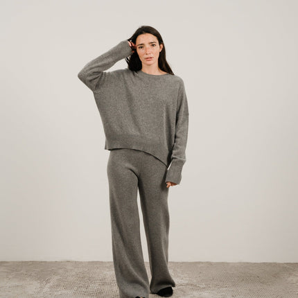 Cashmere Mix Crewneck Sweater