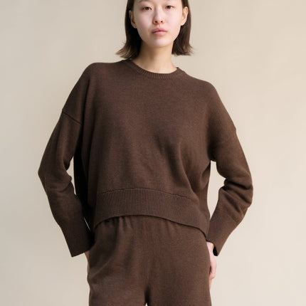 Cashmere Mix Crewneck Sweater