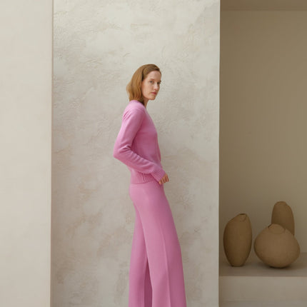 Cashmere Mix Crewneck Sweater