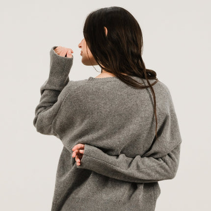 Cashmere Mix Crewneck Sweater