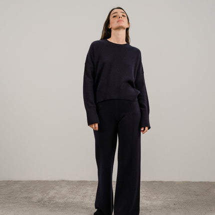 Cashmere Mix Crewneck Sweater