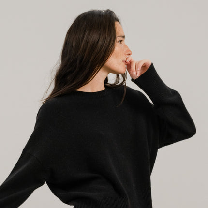 Cashmere Mix Crewneck Sweater
