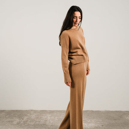 Cashmere Mix Crewneck Sweater