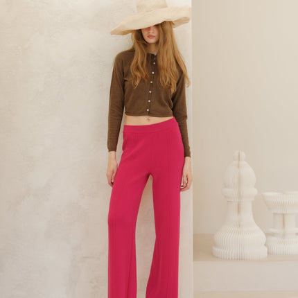 Cashmere Mix Cropped Cardigan (3D - Knit)