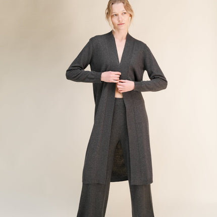 Cashmere Mix Long Cardigan