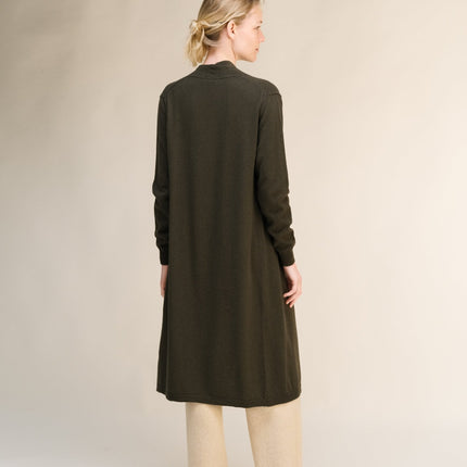 Cashmere Mix Long Cardigan