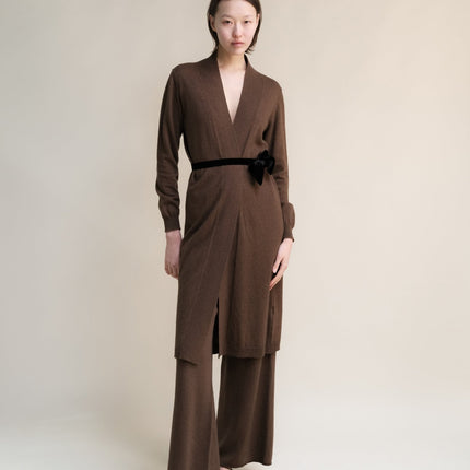 Cashmere Mix Long Cardigan