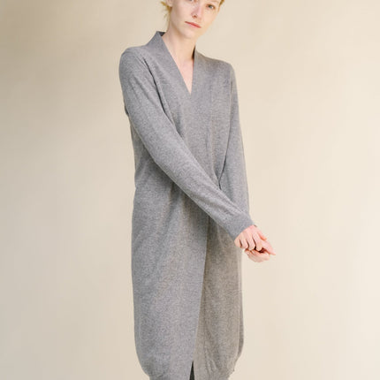 Cashmere Mix Long Cardigan