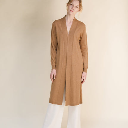 Cashmere Mix Long Cardigan