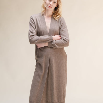 Cashmere Mix Long Cardigan