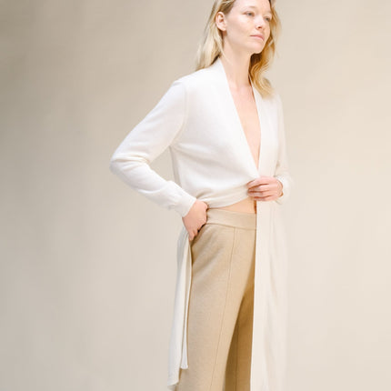 Cashmere Mix Long Cardigan