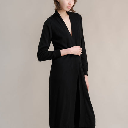 Cashmere Mix Long Cardigan