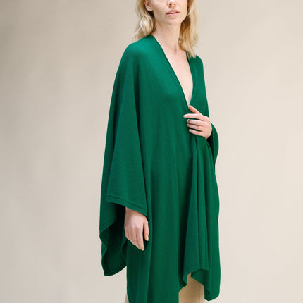 Cashmere Mix Maxi Cape