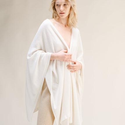 Cashmere Mix Maxi Cape