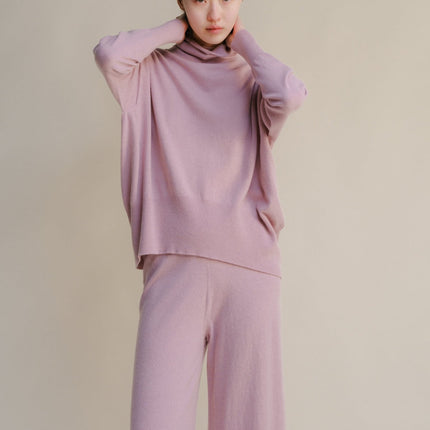 Cashmere Mix Maxi Turtleneck Sweater (3D - Knit)