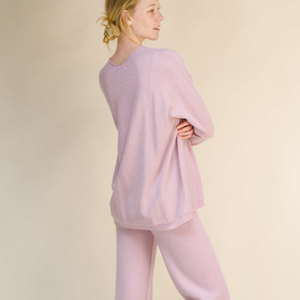 Cashmere Mix Maxi V Neck (3D - Knit)