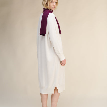 Cashmere Mix Midi Dress (3D - Knit)
