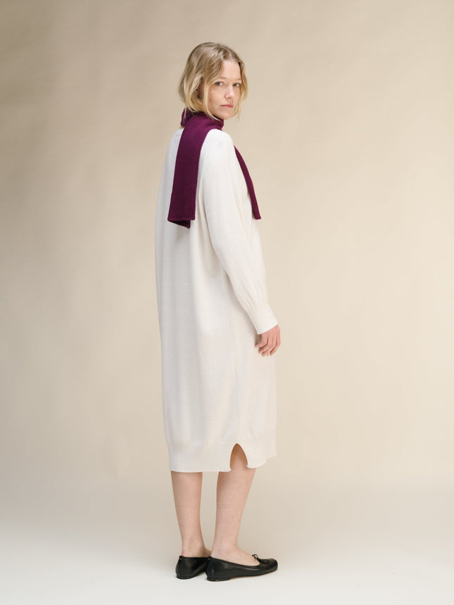 Cashmere Mix Midi Dress (3D - Knit)