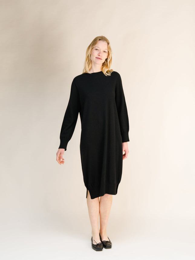 Cashmere Mix Midi Dress (3D - Knit)