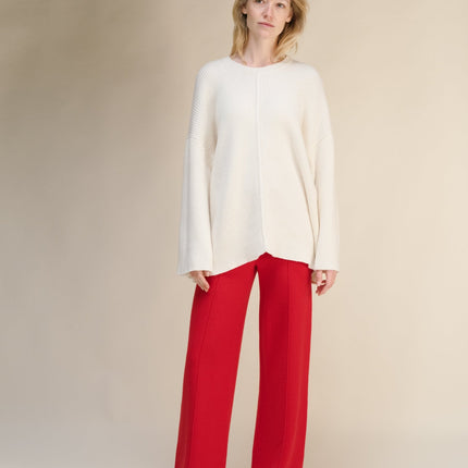 Cashmere Mix Oversized Cape Sweater