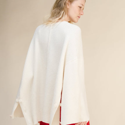 Cashmere Mix Oversized Cape Sweater