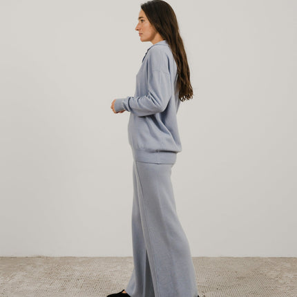 Cashmere Mix Polo Knit