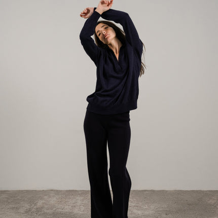 Cashmere Mix Polo Knit