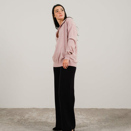 Cashmere Mix Polo Knit