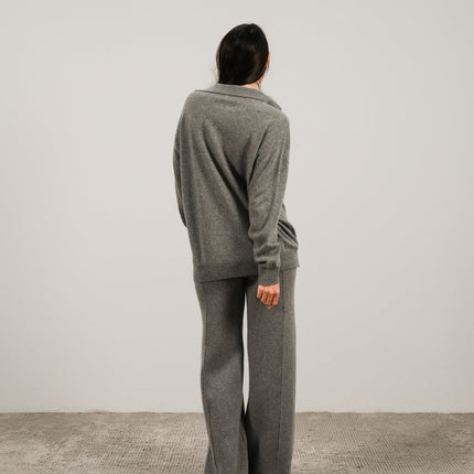 Cashmere Mix Polo Knit