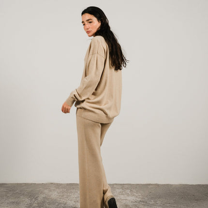 Cashmere Mix Polo Knit