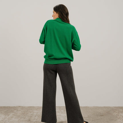 Cashmere Mix Polo Knit